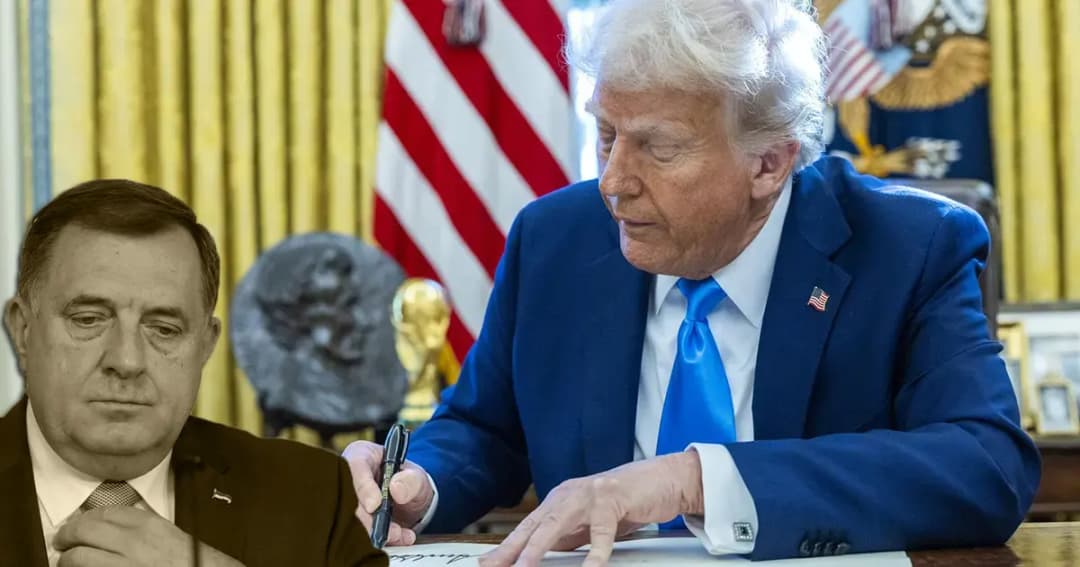 Slika uz članak: Trump o saradnji svojih ljudi s Dodikom: Mogu raditi s kim žele, oni su vanjski konsultanti
