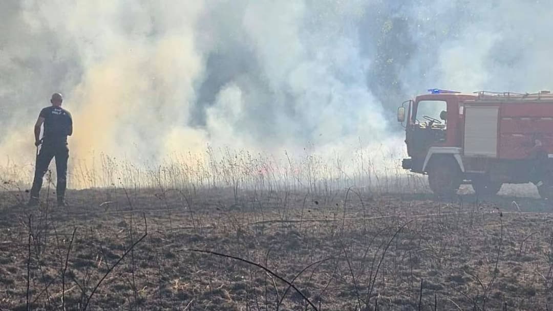 Slika uz članak: Požar kod Gruda stavljen pod kontrolu: Izgorjelo 16 hektara, dio sela ostao bez struje