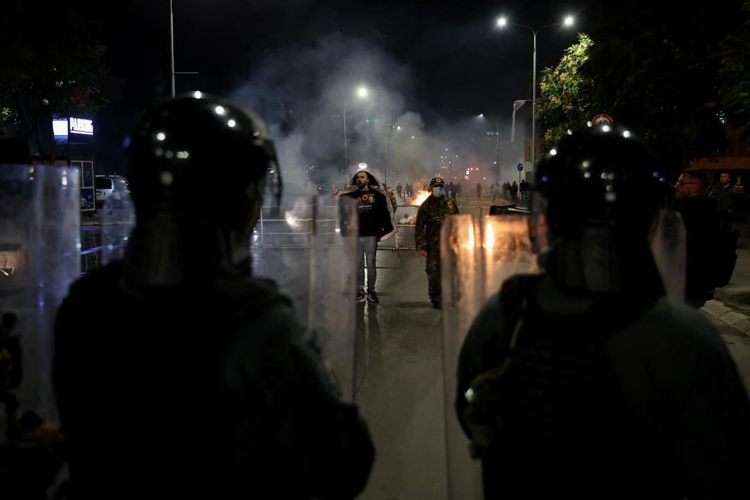Slika uz članak: Na Kosovu izbruhnili protesti zaradi nesprejetega zakona o sodišču za vojne zločine