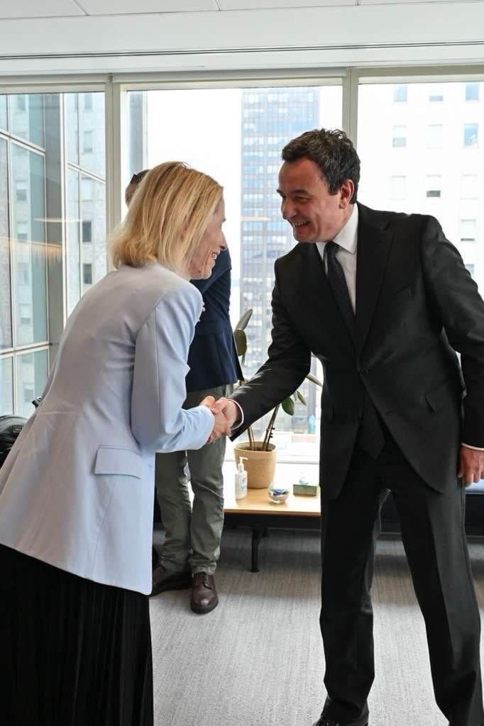 Slika uz članak: “Koha për të ecur përpara”/ Kallas takon Kurtin e Vuçiçin: Marrëveshjet e dialogut, përfshirë atë të Ohrit, të detyrueshme