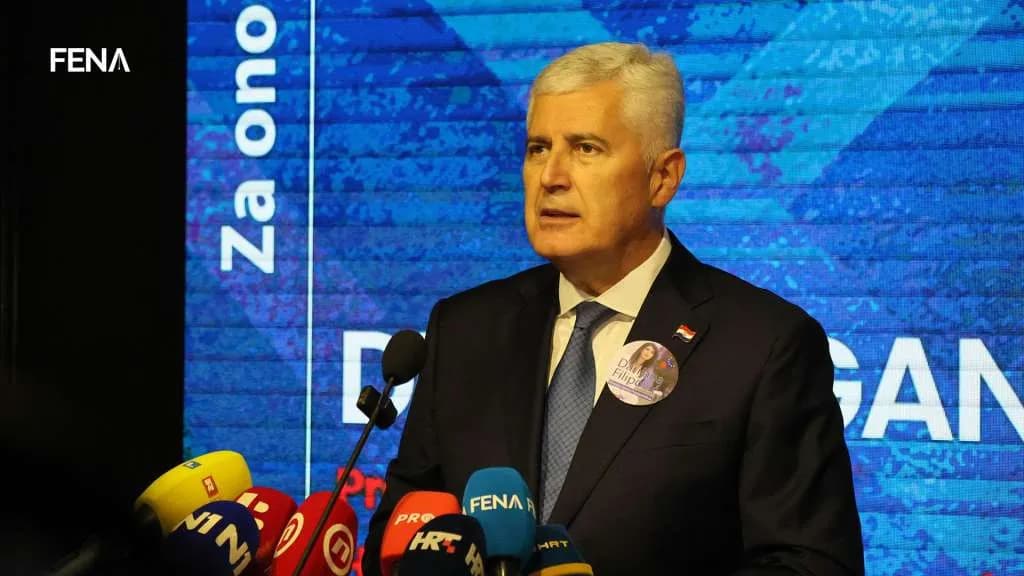 Slika uz članak: Čović: Sljedeće sedmice kreću razgovori o uspostavi nove vlasti, prioritet izmjene Izbornog zakona