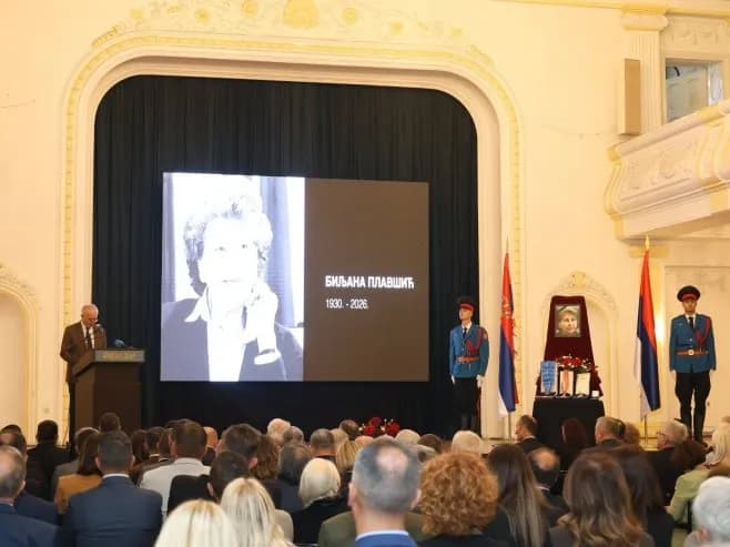 Slika uz članak: Danas sahrana ratne zločinke Biljane Plavšić u Banja Luci