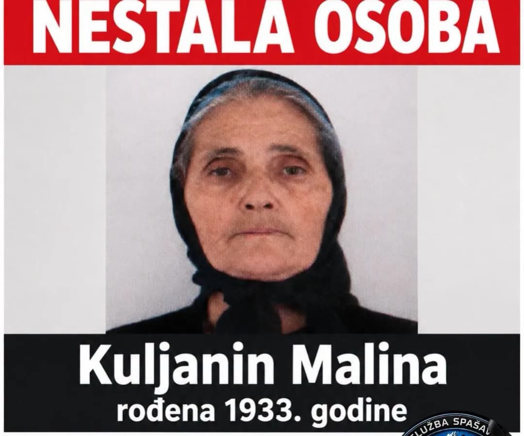 Slika uz članak: Malina Kuljanin još uvijek nije pronađena, završena velika potraga kod Konjica