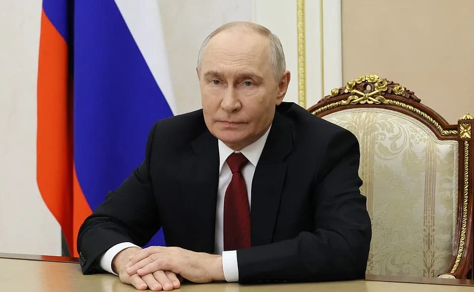 Slika uz članak: Putin se obratio naciji, izbore povezao s ratom u Rusiji: Niko nas ne može podijeliti i zastrašiti