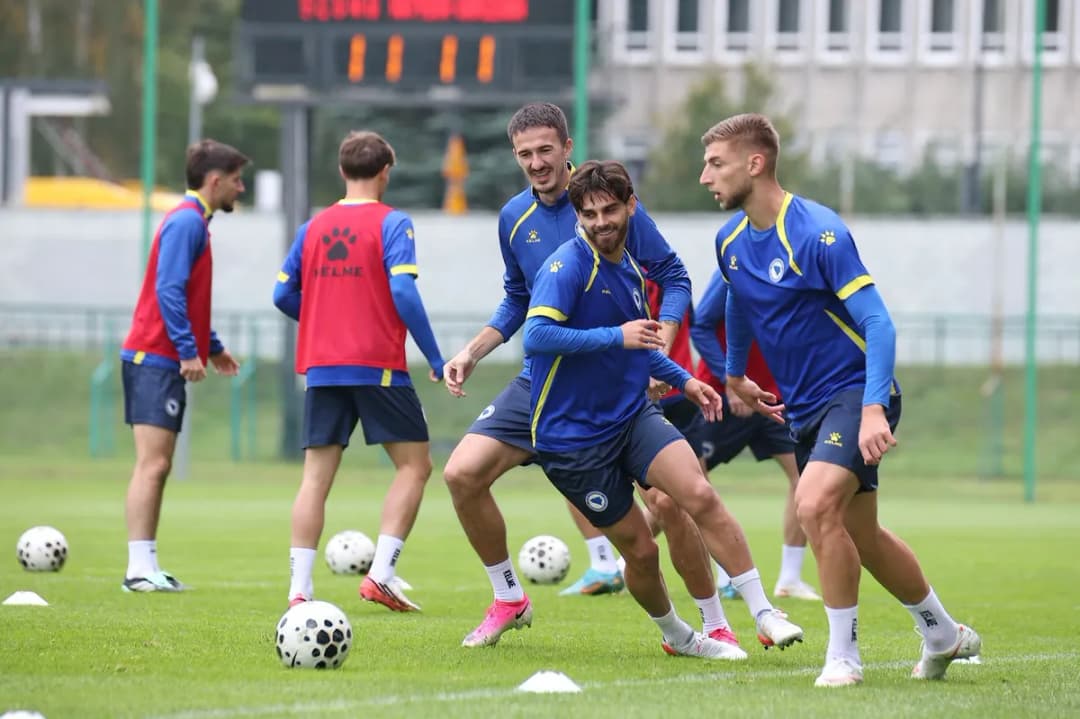 Slika uz članak: Zmajevi bez odmora, obavljen trening u Varšavi (FOTO)