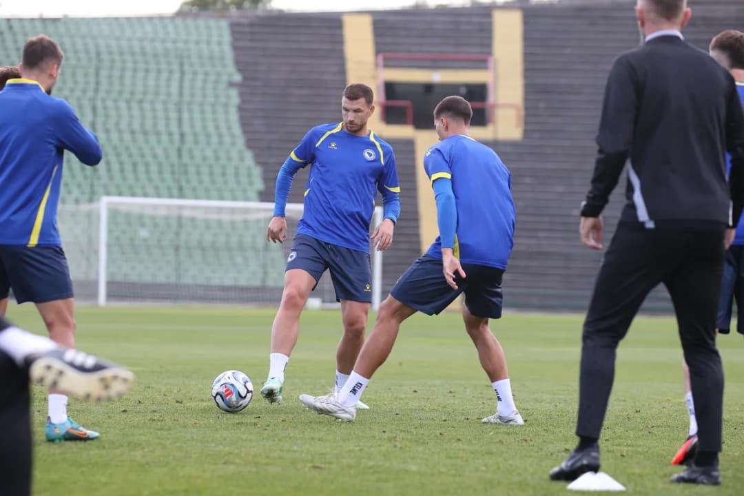 Slika uz članak: BiH se sprema za veliki oproštaj Edina Džeke: Zenica i cijela zemlja u znaku broja 11
