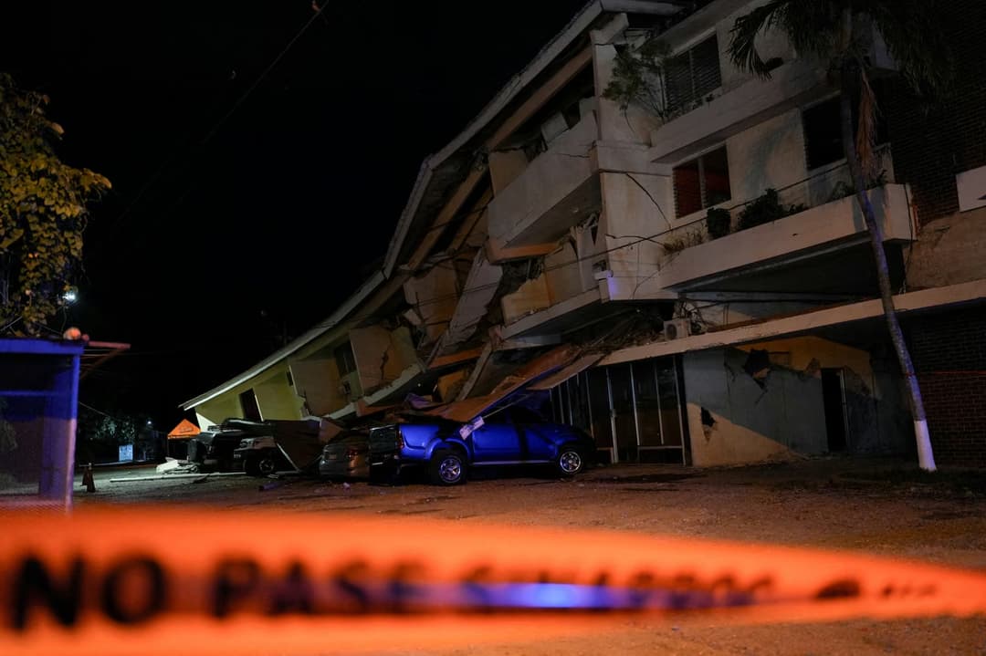Slika uz članak: VIDEO / Snažan potres pogodio Panamu. Oštećene zgrade, masovni prekidi struje