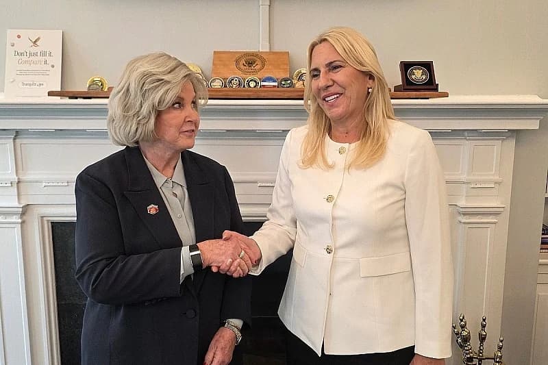 Slika uz članak: Željka Cvijanović se u Bijeloj kući sastala sa Susie Wiles, šeficom kabineta Donalda Trumpa