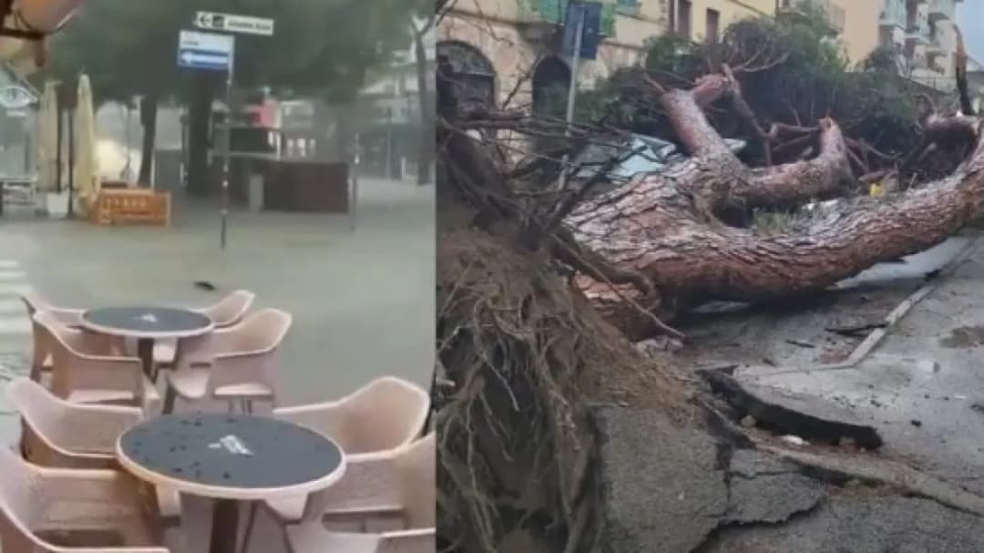 Slika uz članak: Snažno nevrijeme pogodilo Italiju: Žena se utopila u poplavljenom podvožnjaku