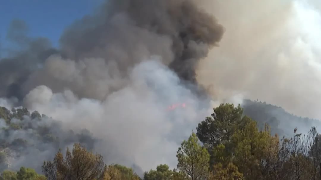 Slika uz članak: Vatra je progutala tri tisuće hektara šume i niskog raslinja na Braču! Požar još nije pod kontrolom