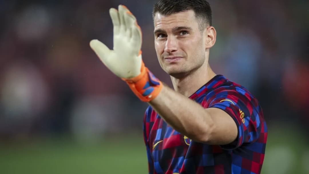 Slika uz članak: Dominik Livaković u subotu debitira na golu Barcelone?