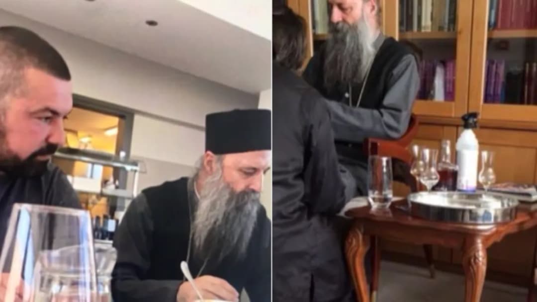 Slika uz članak: Patrijarh Porfirije u Zagrebu ugostio narkobosa: 'Crkvene prostorije trebali su koristiti kao štek'