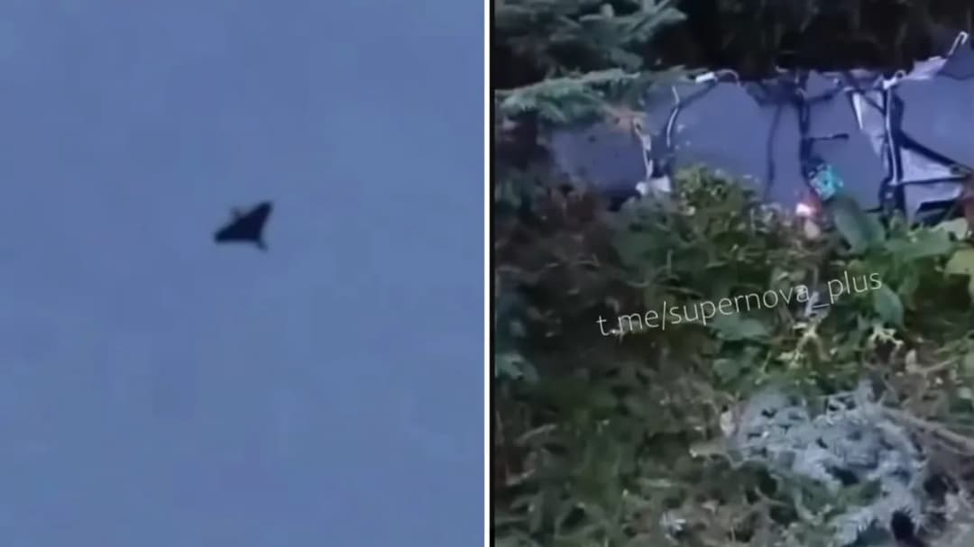 Slika uz članak: Srušio se dron u članici NATO-a, prekinuta nastava! 'U našem zračnom prostoru bio je 4 minute'