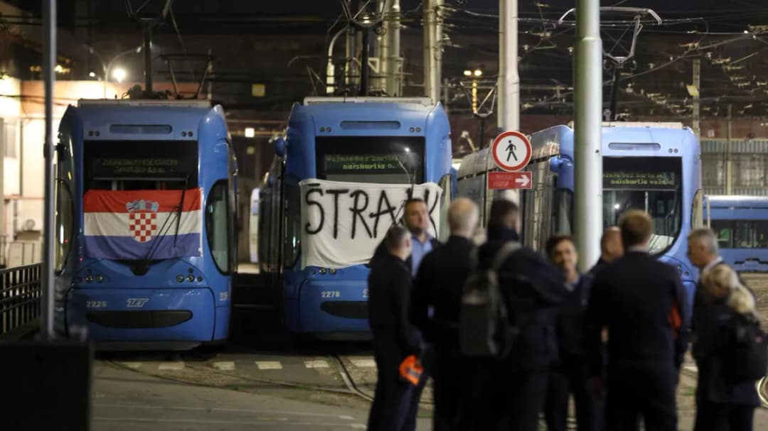 Slika uz članak: Točno u 3.30 počeo veliki štrajk: Zagreb danas čeka potpuni kolaps