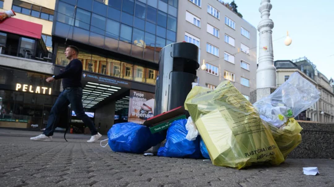 Slika uz članak: Problemi na drugi dan štrajka: Pogledajte što se događa u centru Zagreba