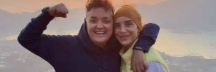 Slika uz članak: Marija Šerifović i Jovana Pajić se popele na vulkan: "Najveća pobeda je ne napustiti sebe" FOTO