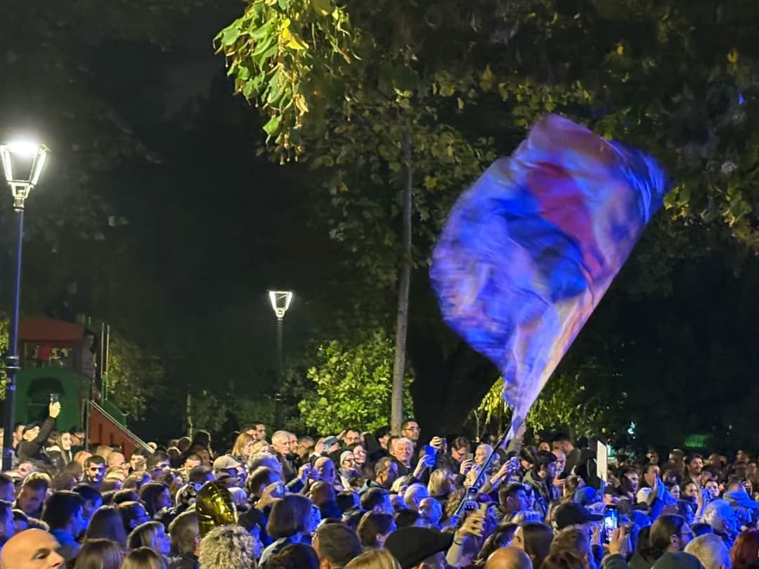 Slika uz članak: U Pančevu dočekani studenti biciklisti: Predstavljeni kandidati Studentske liste