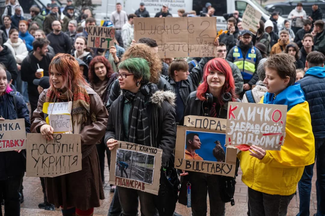 Slika uz članak: „Kijev bez Klička“: Demonstranti zahtevaju da Kličko napusti funkciju gradonačelnika