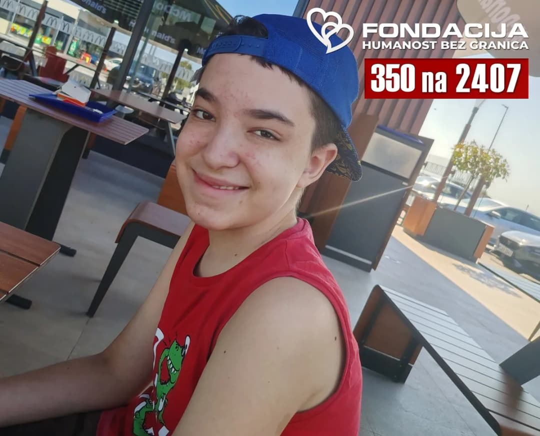 Slika uz članak: Pomozimo Luki: Otkriven mu je maligni tumor mozga, hitno su mu potrebna sredstva za lečenje
