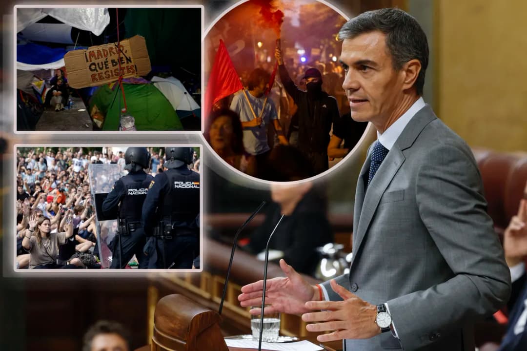 Slika uz članak: Zašto je Sančez raspisao prevremene izbore? Španiju tresu protesti, a jedna baka postala je simbol narodnog besa