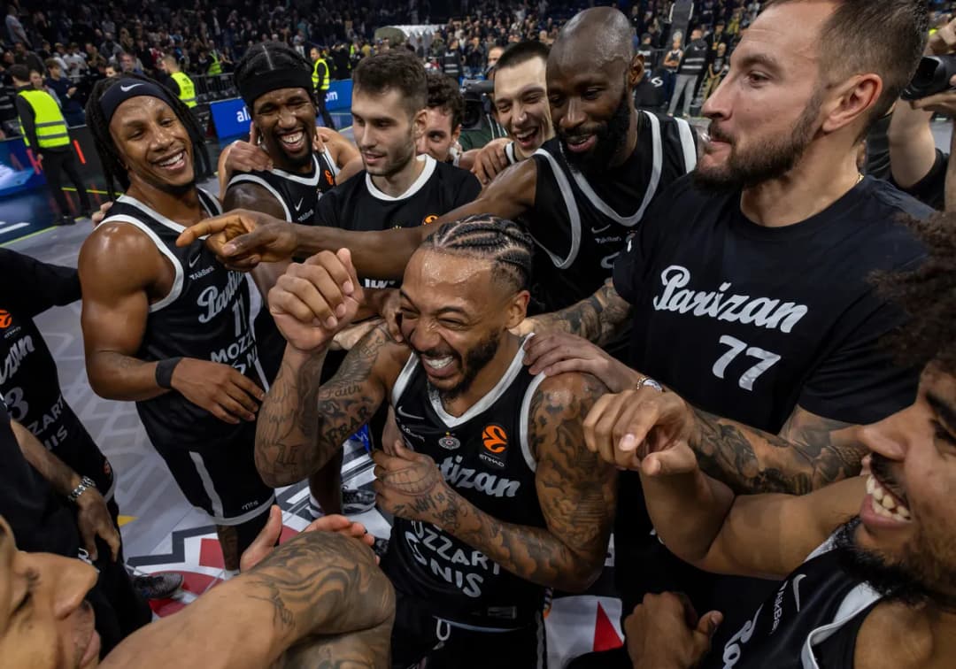 Slika uz članak: "Partizanova hemija razbila kletvu, Motli ne može gore, vratio se Sale": Gledajte "Pick and roll" sa Mićom Berićem