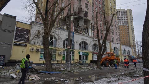 Slika uz članak: Ukrajinski zvaničnici: Povrijeđeno najmanje 18 osoba u ruskim vazdušnim napadima