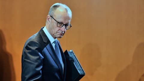 Slika uz članak: Njemački kancelar Fridrih Merc stigao u nenajavljenu posjetu Kijevu