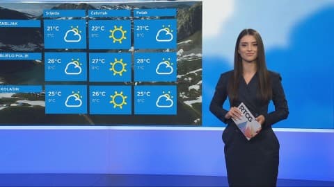 Slika uz članak: Pretežno sunčano vrijeme, na sjeveru danas toplije