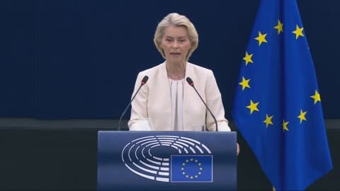 Slika uz članak: Fon der Lajen: Budućnost Zapadnog Balkana je u EU, za slavljenje ratnih zločinaca nema mjesta