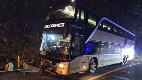 Slika uz članak: UP: Uhapšen vozač autobusa koji je prevozio osnovce, povrijeđeni stabilno