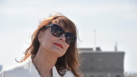 Slika uz članak: Glumice Suzan Sarandon i Hana Ajnbajnder uhapšene tokom protesta u Njujorku