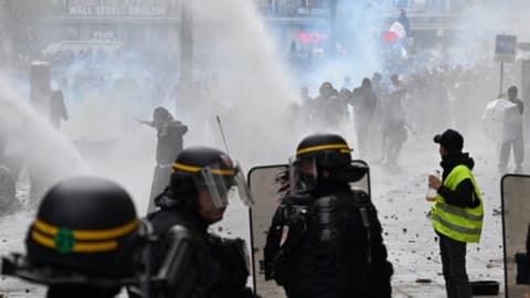 Slika uz članak: Francuska policija uhapsila više od 160 demonstranata širom zemlje