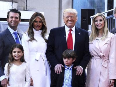 Slika uz članak: Panika pri Trumpovih