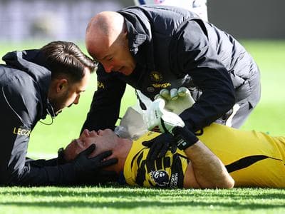 Slika uz članak: Grozljivi prizori ob poškodbi zvezdnika Chelseaja v Liverpoolu