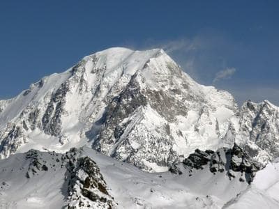 Slika uz članak: Mont Blanc od leta 2023 višji skoraj za dva metra