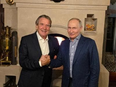 Slika uz članak: Putin gostil rojstnodnevno zabavo, povabil tudi Schröderja