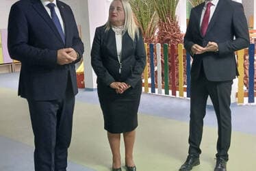 Slika uz članak: “Najmlađima obezbjediti najbolje uslove” Minić obišao vrtić “Beli anđeo” u Bordu i igralište u Brodskom polju