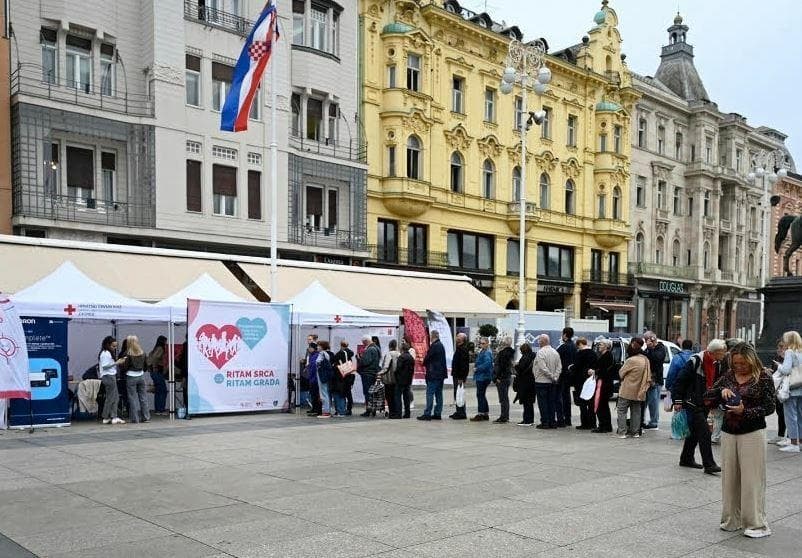 Slika uz članak: Provjera srčanog ritma besplatno i bez čekanja: Dođite u petak na Trg bana Jelačića na pregled i savjet kardiologa