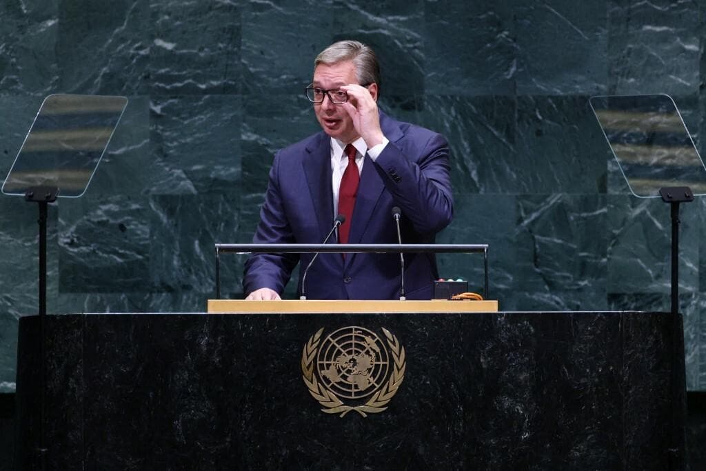 Slika uz članak: Vučić oštro s govornice Ujedinjenih naroda: ‘Hrvatska nam ne može držati lekcije, ona se ponosi nacističkom prošlošću‘