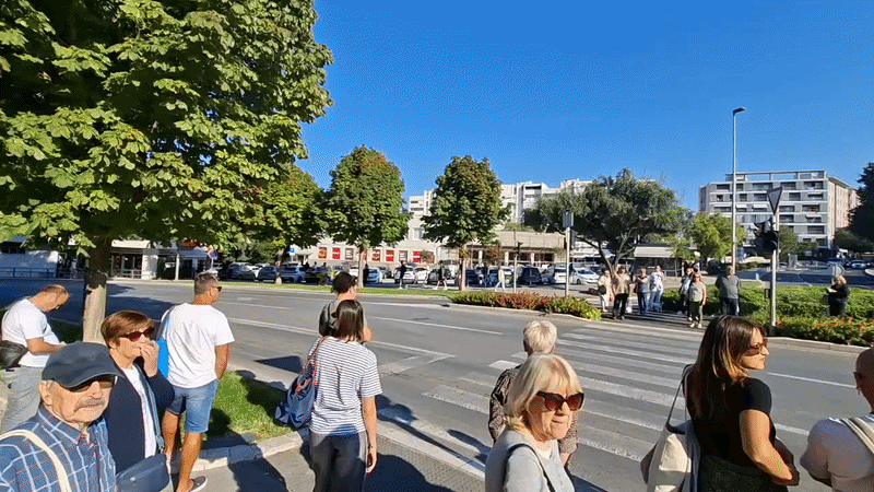Slika uz članak: Starija gospođa smrznula se od straha usred Splita kad je on zagrmio: ‘STAANII!‘ Nakon njegova povika potpuno se ukočila