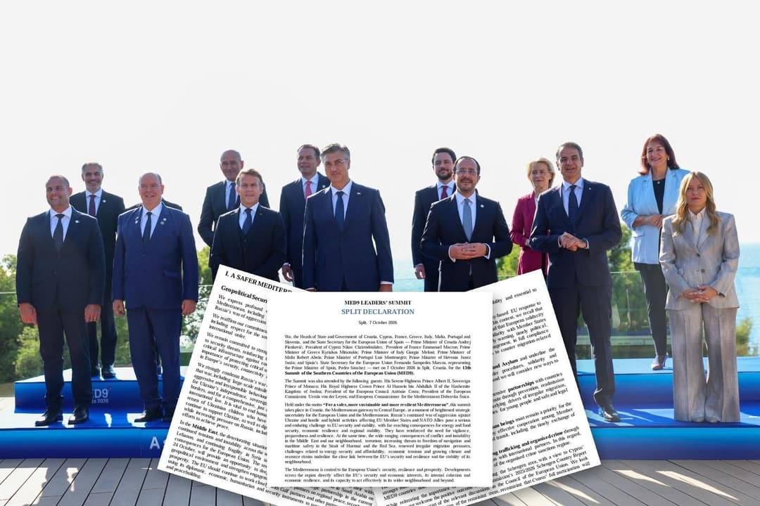Slika uz članak: Evo cijelog dokumenta kojeg su Meloni, Macron, Plenković i ostali potpisali u Splitu, poslan je diljem svijeta