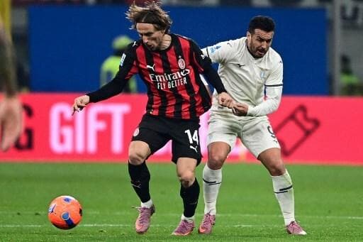 Slika uz članak: Luka Modrić ušao s klupa i asistirao za vodstvo, ali Rossoneri nisu uspjeli sačuvati teško stečenu prednost