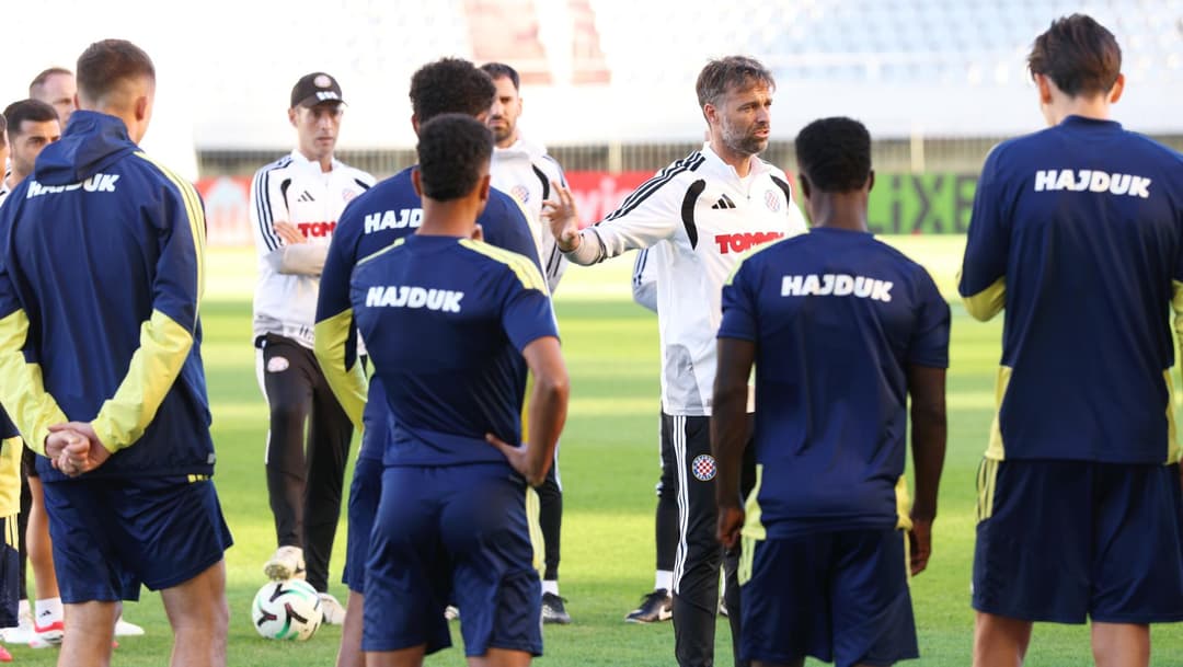 Slika uz članak: Garcia: ‘Igrači su me tukli po glavi‘, Hajduku pred Ajax otpao ključni čovjek momčadi