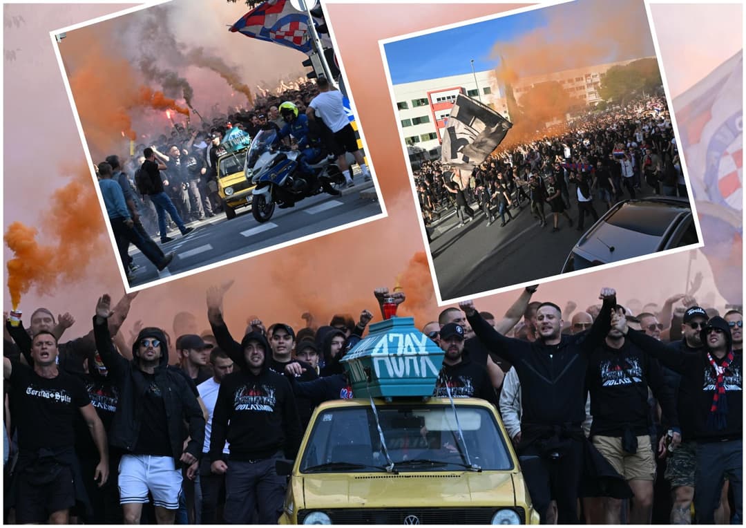 Slika uz članak: Nova hapšenja zbog skandiranja Hitleru u Splitu. Policija identificirala još 15 osoba