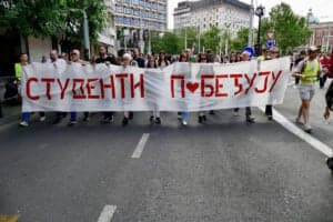 Slika uz članak: Studenti prekinuli posetu RS zbog provokacija i postupanja policije
