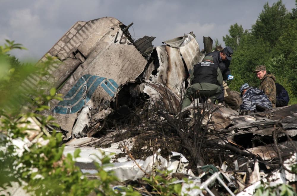 Slika uz članak: Srušio se avion u Rusiji; Ima mrtvih