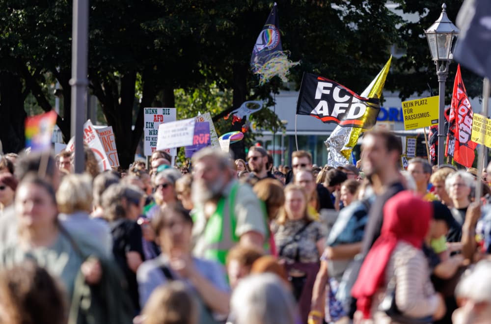 Slika uz članak: Nemačka izašla na ulice: Veliki protesti nakon pobede AfD-a VIDEO