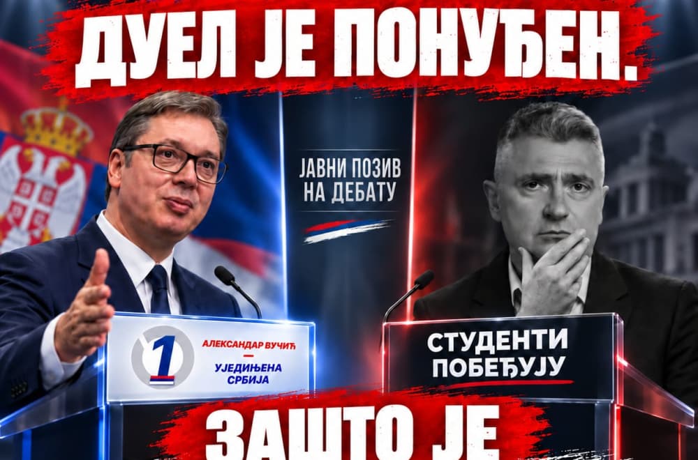 Slika uz članak: Zašto je Srdanović odbio duel? "Studentska lista" je najveća prevara u istoriji Srbije