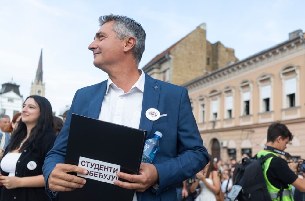 Slika uz članak: Srdanović beži od duela sa Vučićem; Novi izgovori ogolili kukavičluk "studentske liste"