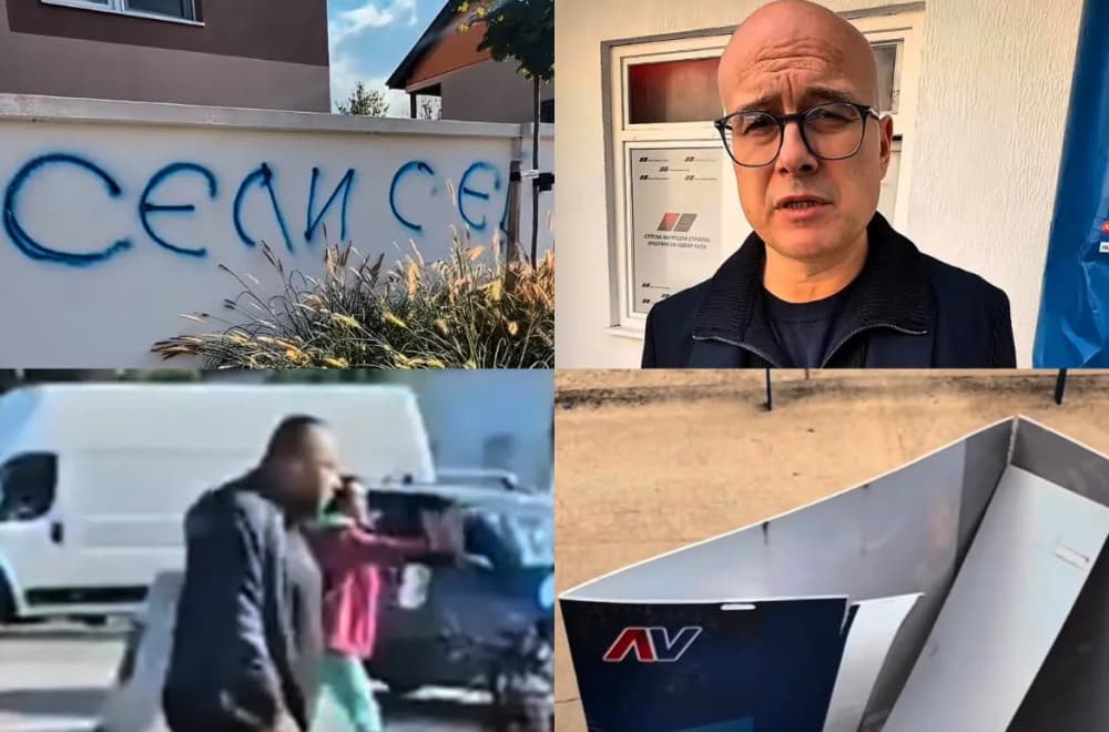 Slika uz članak: Vučević o jezivom nasilju blokadera u Kuli: "Štand sekirom mogu da slome, ali ideologiju ne mogu" VIDEO